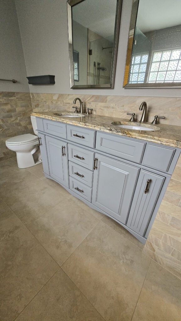 Vanity Cabinet Makeover in Atascocita