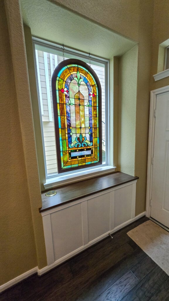 Walnut Display Ledge Installation in Atascocita — Atascocita TX