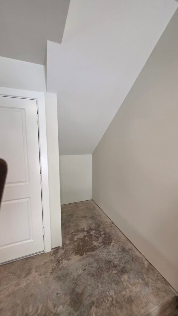Garage Alcove Conversion in Houston — bi fold barn door installation