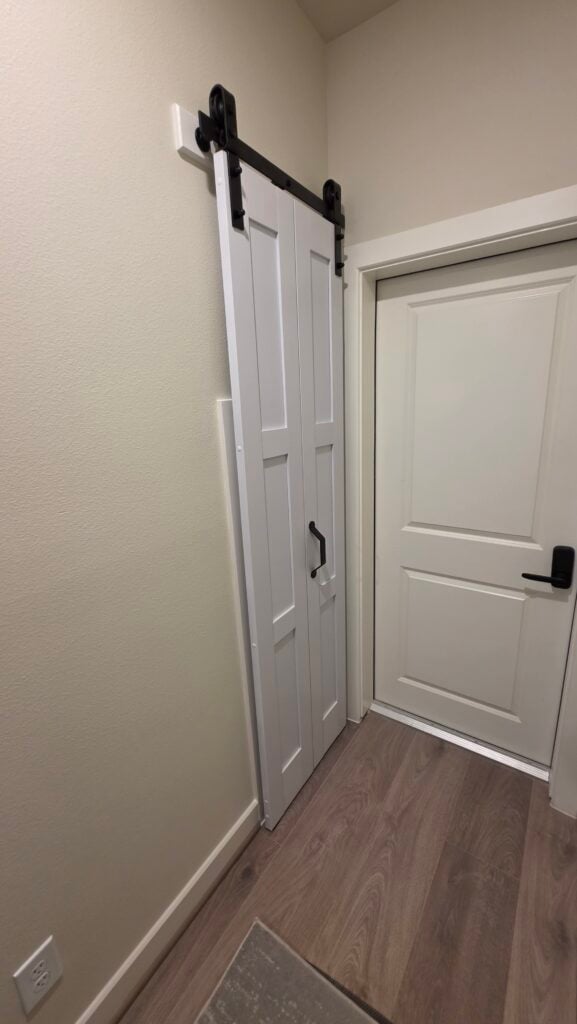 Garage Alcove Conversion in Houston — doors