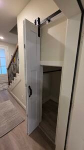 Garage Alcove Conversion in Houston — drywall