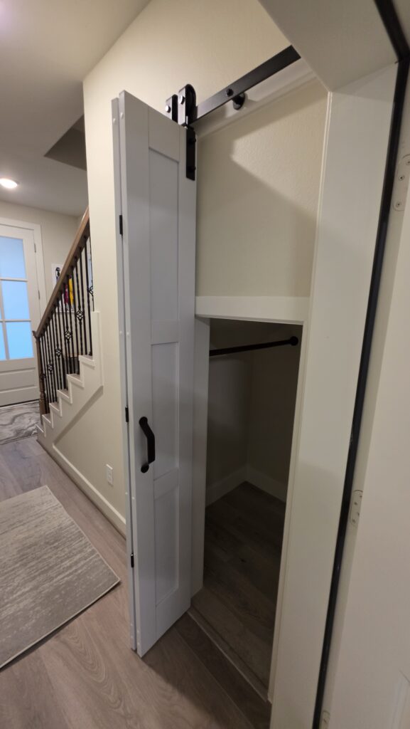 Garage Alcove Conversion in Houston — drywall