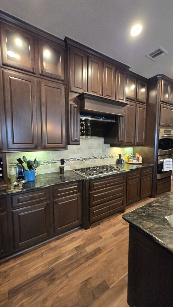 Custom Range Hood Cabinet Enclosure Build in Houston — Houston Handyman