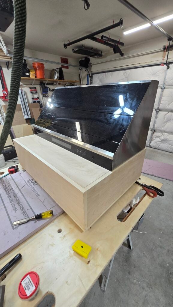 Custom Range Hood Cabinet Enclosure Build in Houston — custom cabinet enclosure